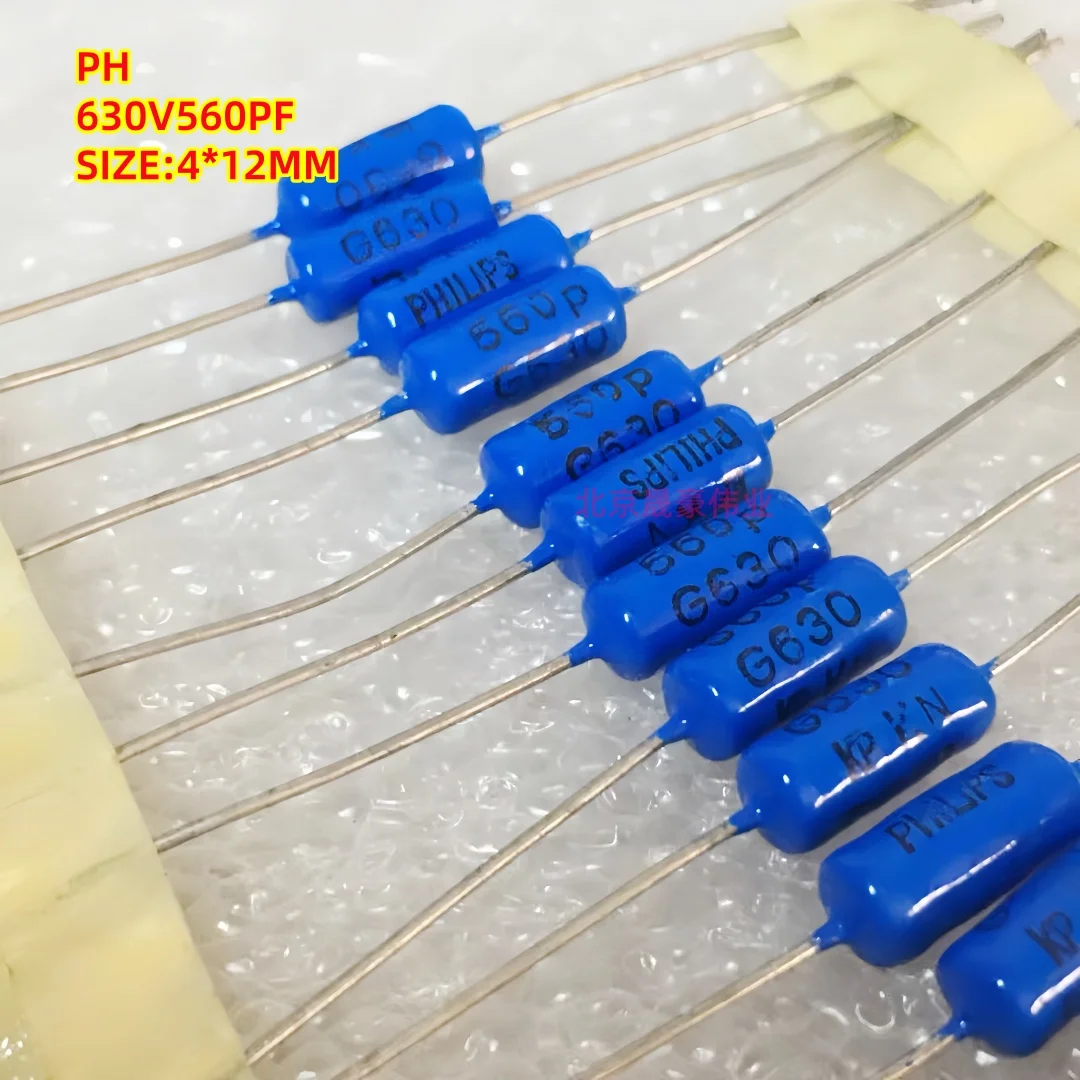 10pcs KP series 630V 560PF 561G axial high-precision tin foil capacitor volume: 4x12mm
10pcs KP series 630V 560PF 561G axial high-precision tin foil capacitor volume: 4x12mm