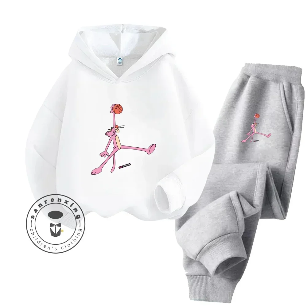 New Cartoon Pink Panther Spring Fall for Boys and Girls 3-14 Years Old Cotton Hoodie + Pants Simple and Comfortable Tracksuit
New Cartoon Pink Panther Spring Fall for Boys and Girls 3-14 Years Old Cotton Hoodie + Pants Simple and Comfortable Tracksuit