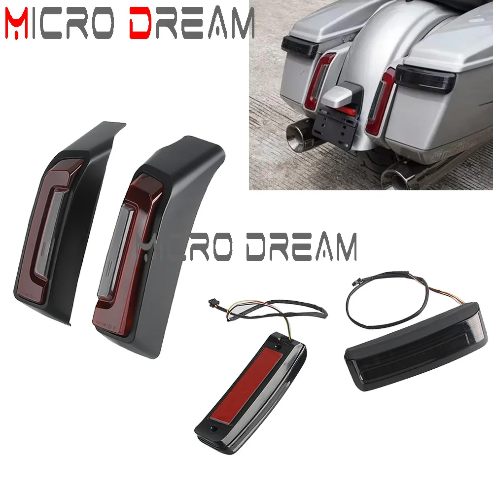 Для Harley Touring Road Glide CVO 2024, седельные сумки, заполняющий светильник, заднее крыло мотоцикла, указатель поворота, ходовой стоп-сигнал
Для Harley Touring Road Glide CVO 2024, седельные сумки, заполняющий светильник, заднее крыло мотоцикла, указатель поворота, ходовой стоп-сигнал