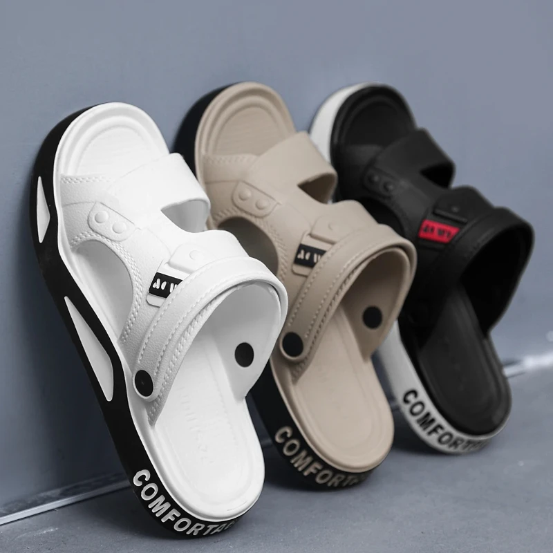 YUYIN Men's Slippers Summer New Sandals EVA Light Adult Thick-soled Beach Shoes Non-slip Open-toe Sandals for Outdoor
YUYIN Men's Slippers Summer New Sandals EVA Light Adult Thick-soled Beach Shoes Non-slip Open-toe Sandals for Outdoor