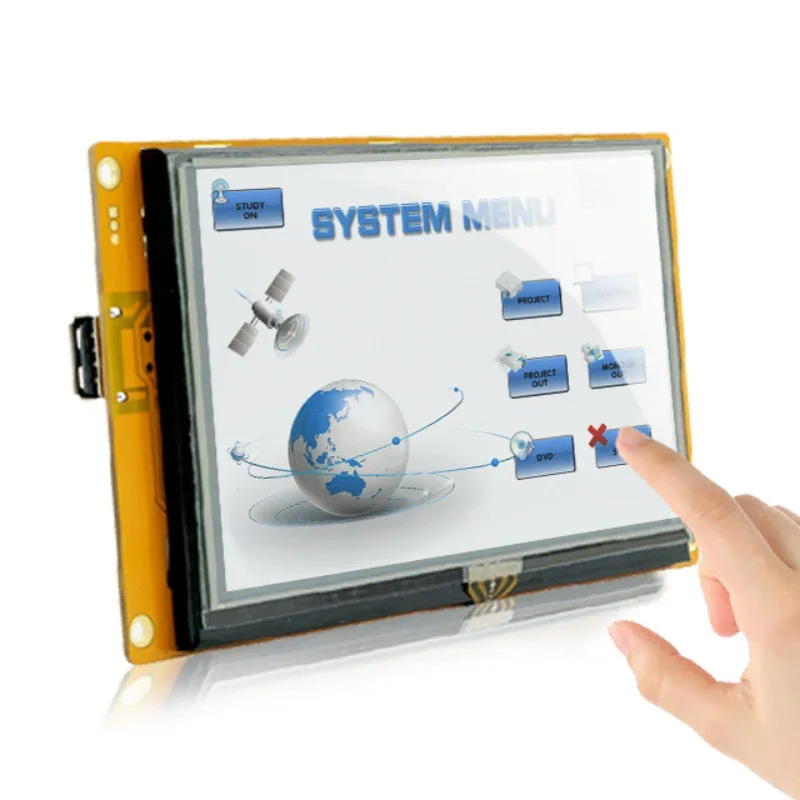 4.3 to 10.1 inch Smart HMI Serial Touch Screen LCD Display Module with GUI Design Software + UART Port for Arduino