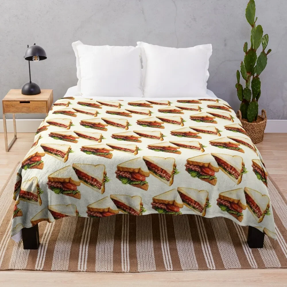 BLT Sandwich Pattern Throw Blanket Fade Resistant Durable Throw Blanket
BLT Sandwich Pattern Throw Blanket Fade Resistant Durable Throw Blanket