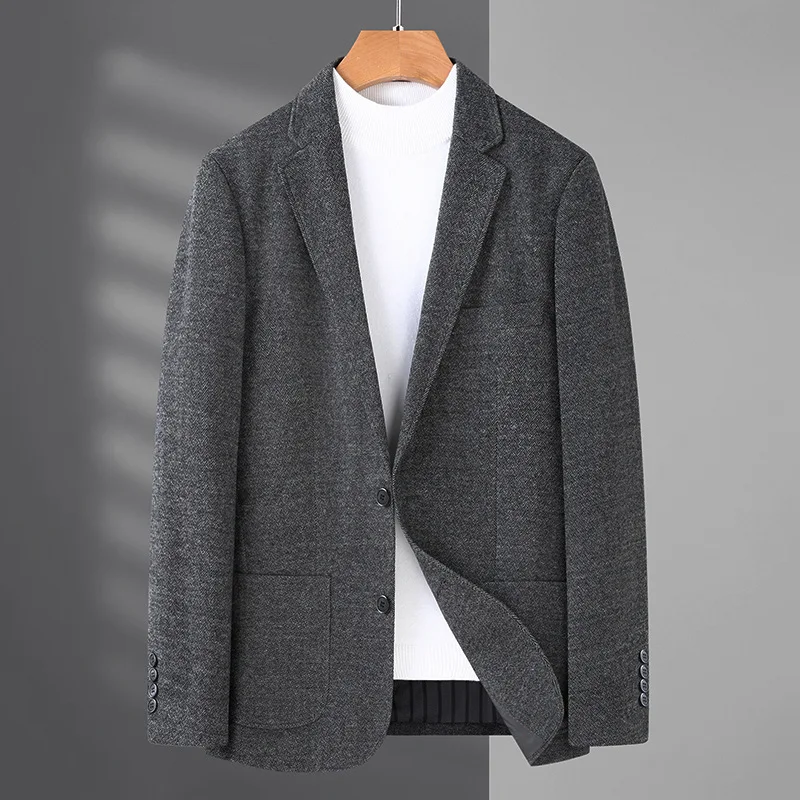5696-Men's suit spring and autumn leisure business suit Korean version light cooked wind trend tide slim men's jacket
5696-Men's suit spring and autumn leisure business suit Korean version light cooked wind trend tide slim men's jacket