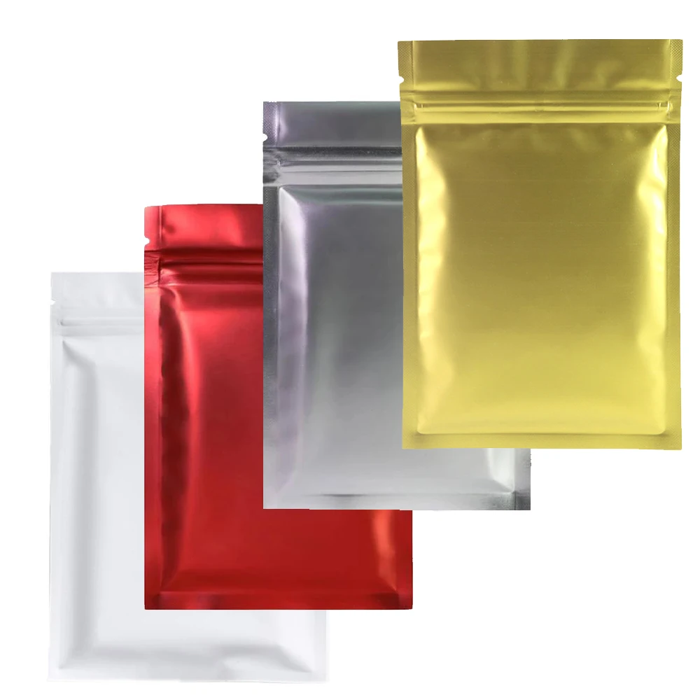 100Pcs 10x15cm Matte Color Reclosable Ziplock Mylar Bags , Reusable Heat Sealable Smell Proof Aluminum Foil Mylar Bags
100Pcs 10x15cm Matte Color Reclosable Ziplock Mylar Bags , Reusable Heat Sealable Smell Proof Aluminum Foil Mylar Bags