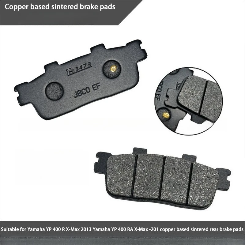 For Yamaha YP400 R X-Max 2013 RA X-Max 201 Copper Based Rear Brake Pads
For Yamaha YP400 R X-Max 2013 RA X-Max 201 Copper Based Rear Brake Pads