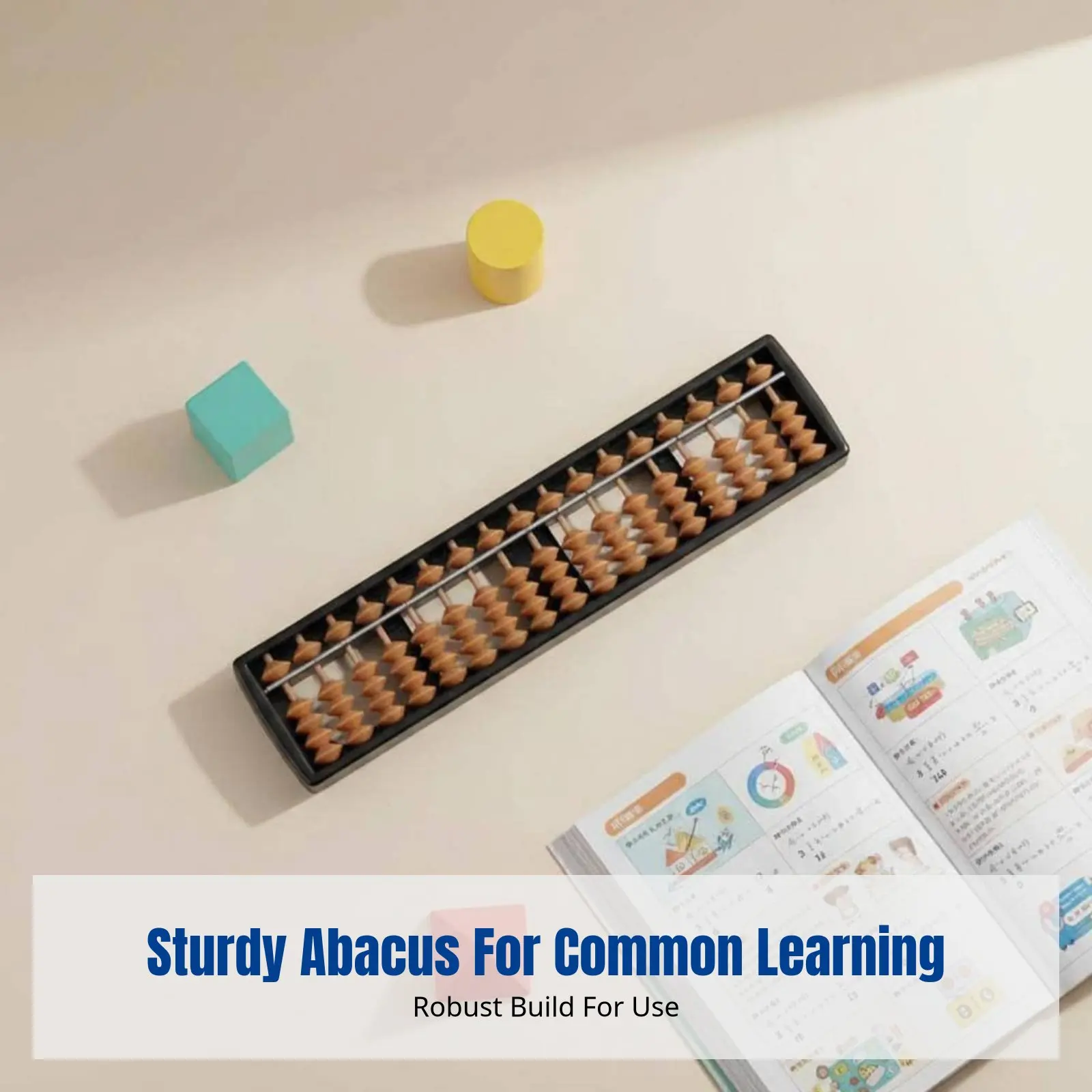 Abacus with 7-17 Rows, Plastic Frame for Students and Kids, Durable, Brown, Random Color
Abacus with 7-17 Rows, Plastic Frame for Students and Kids, Durable, Brown, Random Color