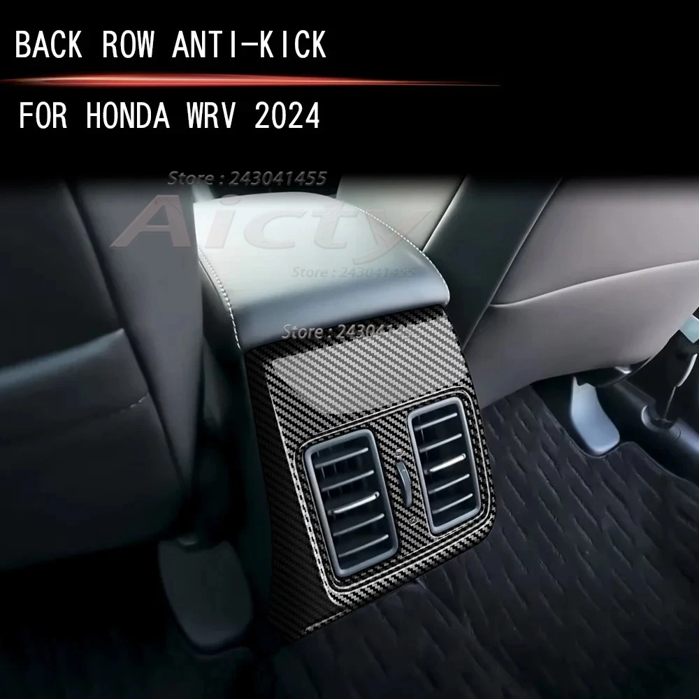 For Honda WR-V WRV 2024 2025 ABS Carbon Fiber Center Armrest Box Cover Rear Air Condition Vent Trim Anti Kick Protector
For Honda WR-V WRV 2024 2025 ABS Carbon Fiber Center Armrest Box Cover Rear Air Condition Vent Trim Anti Kick Protector