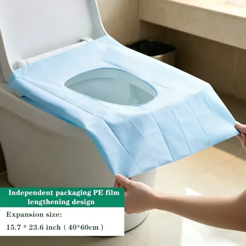 Disposable Toilet Seat Covers 50Pcs XL Size Lightweight Hygienic For Camping Airplanes Shopping Malls Public Bathroom Use
Disposable Toilet Seat Covers 50Pcs XL Size Lightweight Hygienic For Camping Airplanes Shopping Malls Public Bathroom Use