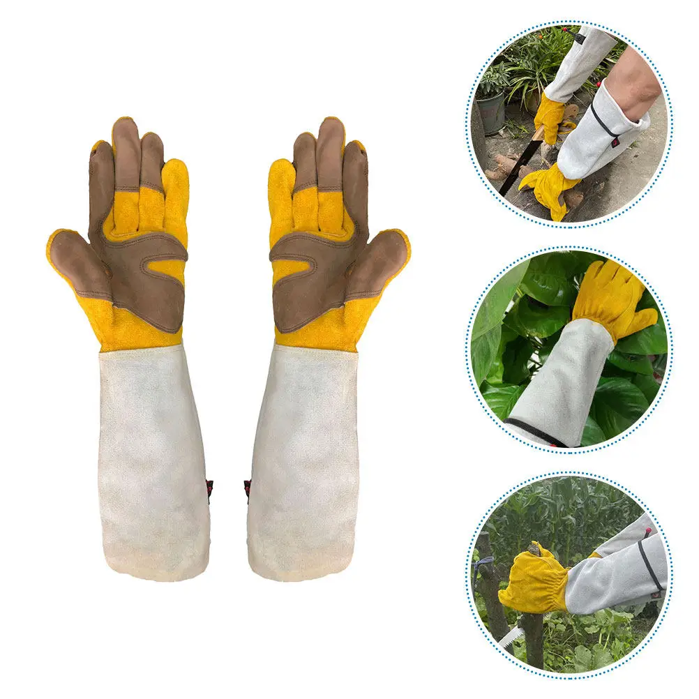 1Pair Garden Work Gloves Planting Anti-Puncture for Rose Berry Holly Handling Welding Maintenance Heavy Duty
1Pair Garden Work Gloves Planting Anti-Puncture for Rose Berry Holly Handling Welding Maintenance Heavy Duty