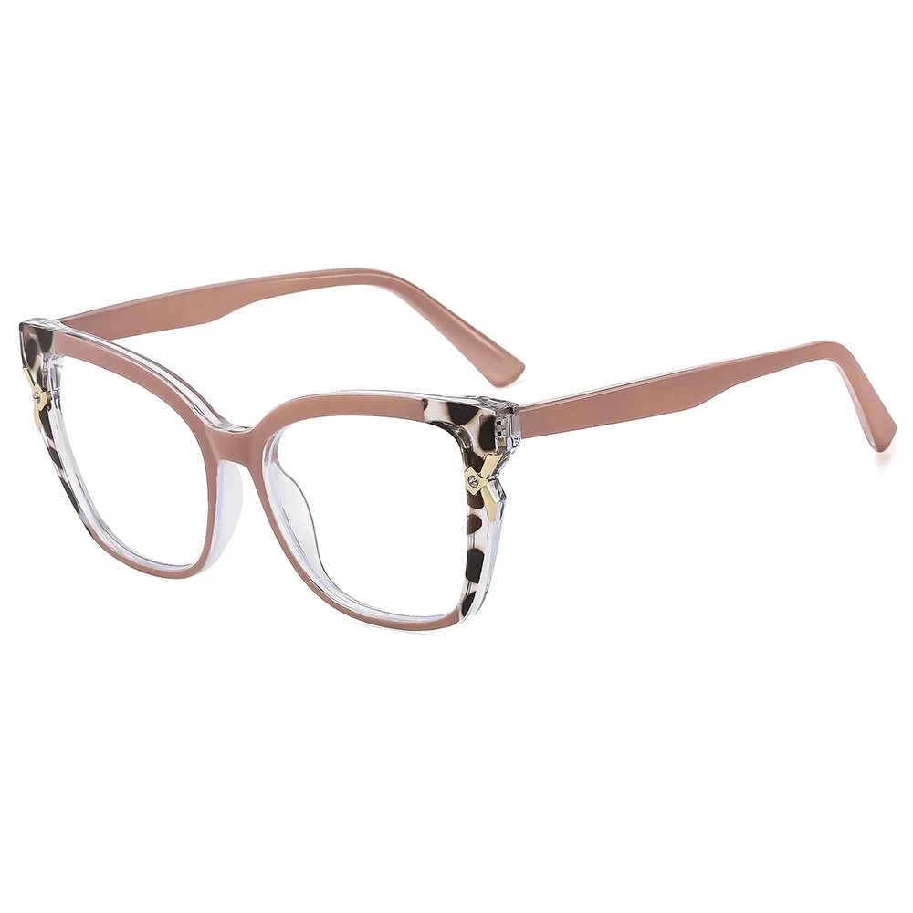 Trendy Cat Eye Glasses with Color Block Design Stylish Blue Light Blocking Eyewear for Women Anti Blue Light Glasses
Trendy Cat Eye Glasses with Color Block Design Stylish Blue Light Blocking Eyewear for Women Anti Blue Light Glasses