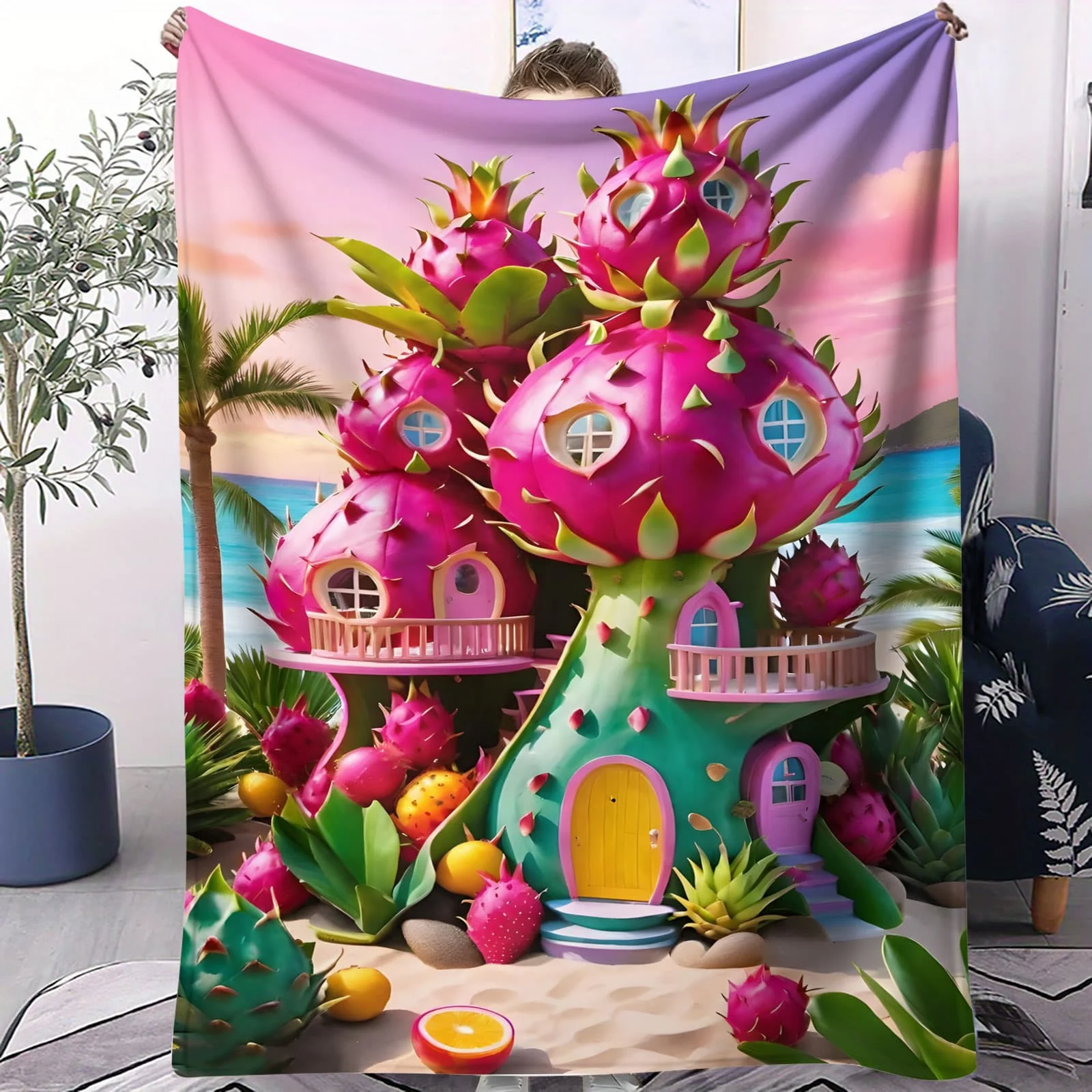 Мягкое одеяло Colorful Candy Fantasy Forest-1 шт. Причудливый тематический флисовый плед для кроватей, дивана, домашнего декора, для взрослых и детей, уютный, теплый
Мягкое одеяло Colorful Candy Fantasy Forest-1 шт. Причудливый тематический флисовый плед для кроватей, дивана, домашнего декора, для взрослых и детей, уютный, теплый