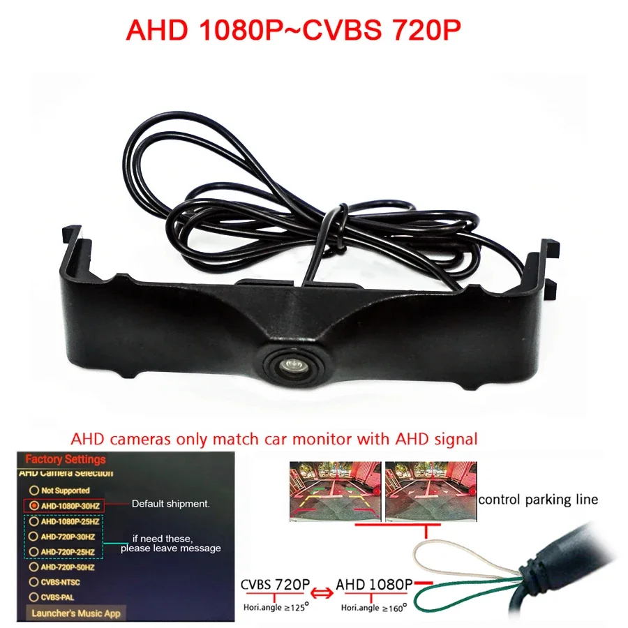 180deg fisheye car front camera 1920*1080P AHD for Audi A6L 2016 2017 2018 front view grille camera 720P CVBS waterproof
180deg fisheye car front camera 1920*1080P AHD for Audi A6L 2016 2017 2018 front view grille camera 720P CVBS waterproof