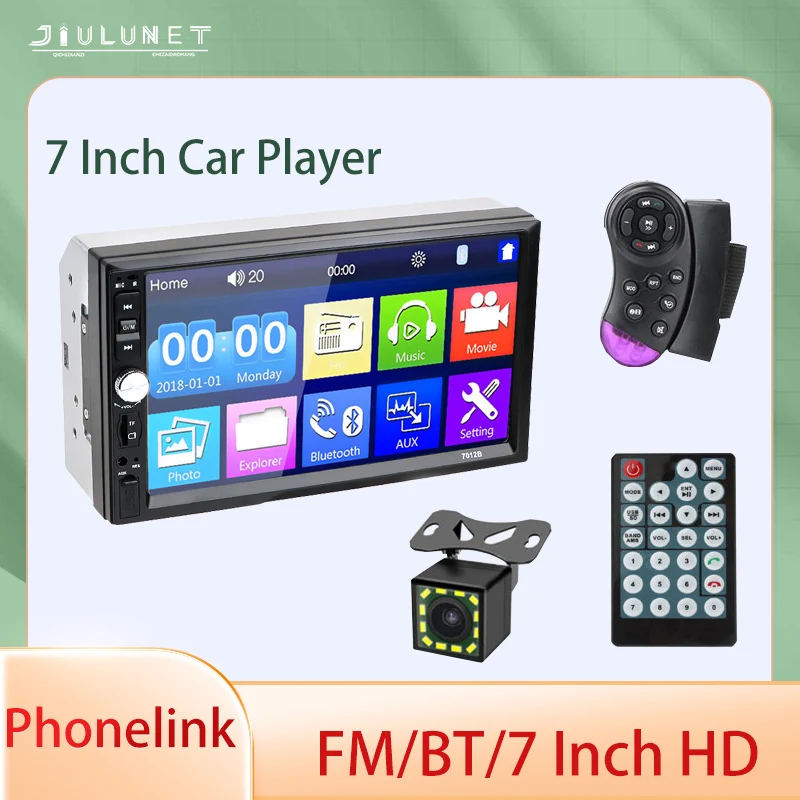 Автомагнитола JIULUNET, мультимедийный плеер с 7 "сенсорным экраном, MP5, Bluetooth, USB, TF, FM, типоразмер 2 din
Автомагнитола JIULUNET, мультимедийный плеер с 7 "сенсорным экраном, MP5, Bluetooth, USB, TF, FM, типоразмер 2 din