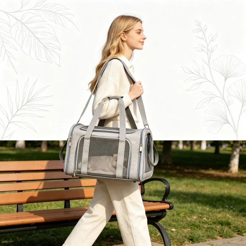 Soft Side Dog Carrier Backpack Airline Approved Pet Cat Travel Bag Portable Transport for Small Dogs Cats Outgoing Daily Use
Soft Side Dog Carrier Backpack Airline Approved Pet Cat Travel Bag Portable Transport for Small Dogs Cats Outgoing Daily Use
