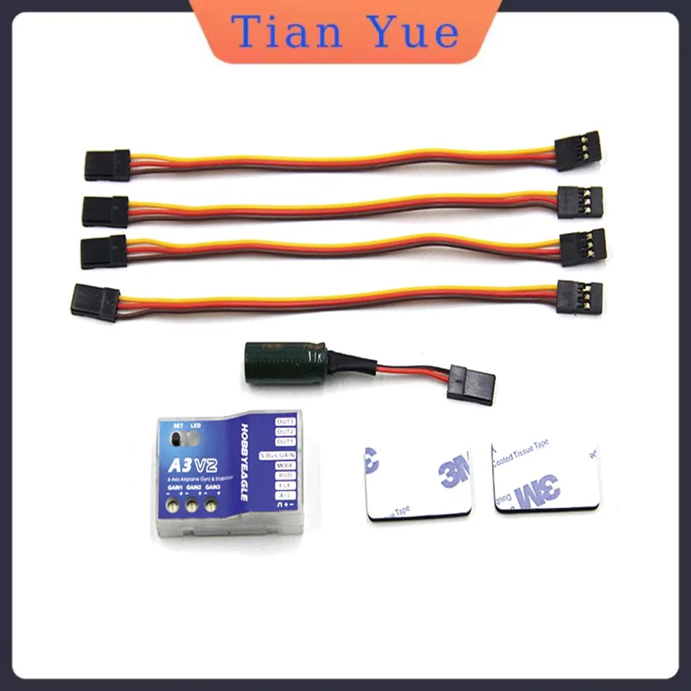 3 Axis Gyro A3 V2 Aeroplane Flight Controller Stabilizer High Quality for RC Fixed-wing Aircraft and Copter
3 Axis Gyro A3 V2 Aeroplane Flight Controller Stabilizer High Quality for RC Fixed-wing Aircraft and Copter