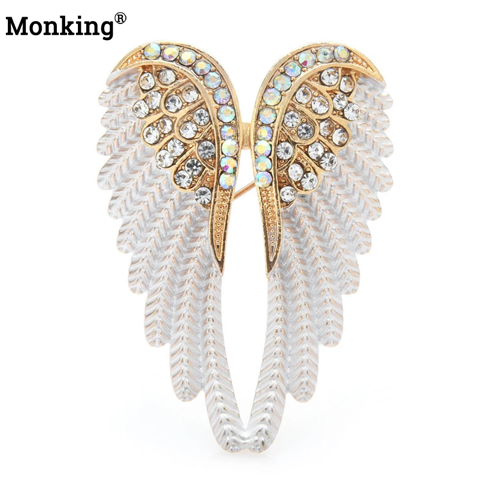 New Luxury Rhinestone Angel Wings Brooch for Women Girls Brooch Lapel Pin Badge Sweater Dress Clothing Jewelry Accessories Gift
New Luxury Rhinestone Angel Wings Brooch for Women Girls Brooch Lapel Pin Badge Sweater Dress Clothing Jewelry Accessories Gift