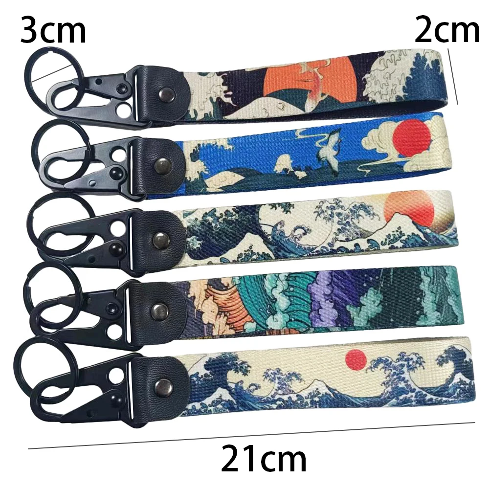 Jdm Keychain Nylon Wristband Keyring Ukiyo-e Style For Suzuki Swift Honda Civic Toyota Yaris Mazda RX8 Nissan Car Accessories
Jdm Keychain Nylon Wristband Keyring Ukiyo-e Style For Suzuki Swift Honda Civic Toyota Yaris Mazda RX8 Nissan Car Accessories