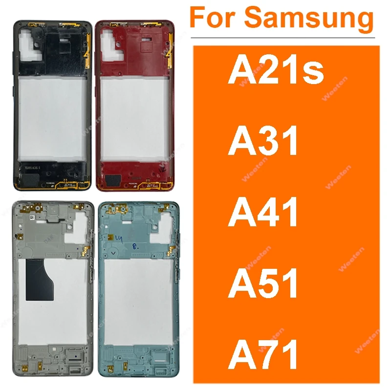 Middle Frame Housing Case For Samsung Galaxy A21S A217 A217F A31 A41 A51 A71 A315 A415 A515 A515 A715 With Side Button Parts
Middle Frame Housing Case For Samsung Galaxy A21S A217 A217F A31 A41 A51 A71 A315 A415 A515 A515 A715 With Side Button Parts
