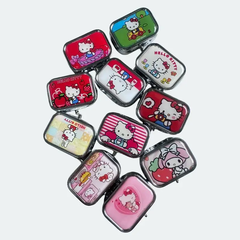 Hello Kitty Cinnamoroll Anime Kawaii Sanrio Ins Fashion Metal Portable Storage Box Cute Portable Home Medicine Box Gifts
Hello Kitty Cinnamoroll Anime Kawaii Sanrio Ins Fashion Metal Portable Storage Box Cute Portable Home Medicine Box Gifts