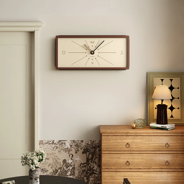 Perforation-free Wall Clock Retro Living Room Dining Room Atmosphere Modern Simplicity Household Creative Clock Hanging Wall New
Perforation-free Wall Clock Retro Living Room Dining Room Atmosphere Modern Simplicity Household Creative Clock Hanging Wall New
