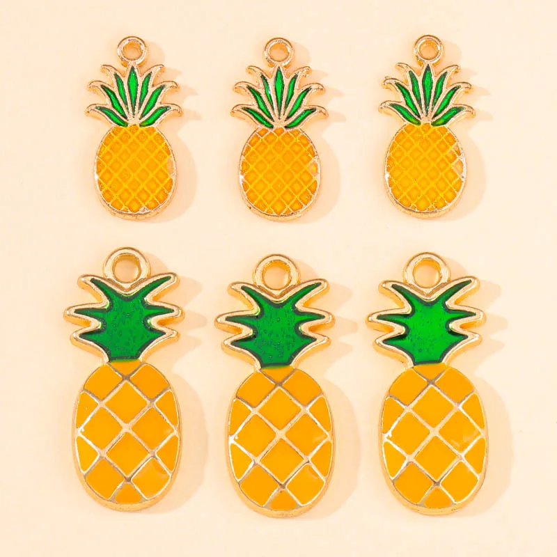 20Pcs Cute Fruit Mini Pineapple Enamel Charms for Earrings Pendants Necklaces Making Handmade DIY Jewelry Accessories Findings
20Pcs Cute Fruit Mini Pineapple Enamel Charms for Earrings Pendants Necklaces Making Handmade DIY Jewelry Accessories Findings