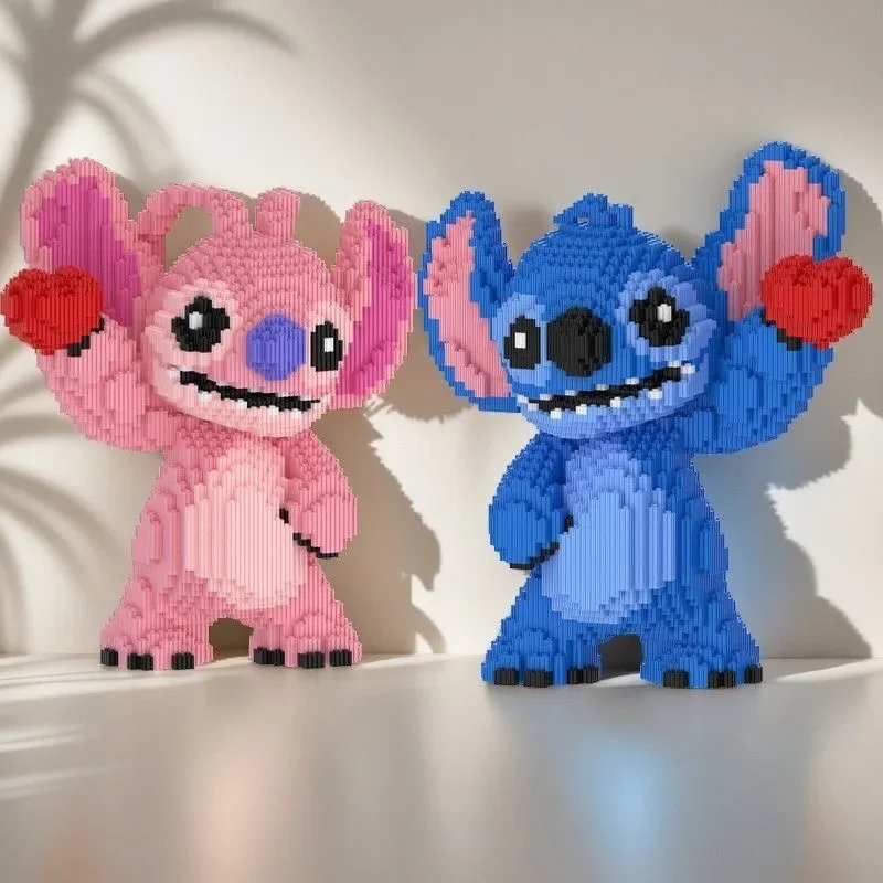 Super Love Stitch Couple Set Angel Building Blocks Toy Children's Building Blocks Puzzle Toy Desktop Ornament Birthday Gift
Super Love Stitch Couple Set Angel Building Blocks Toy Children's Building Blocks Puzzle Toy Desktop Ornament Birthday Gift