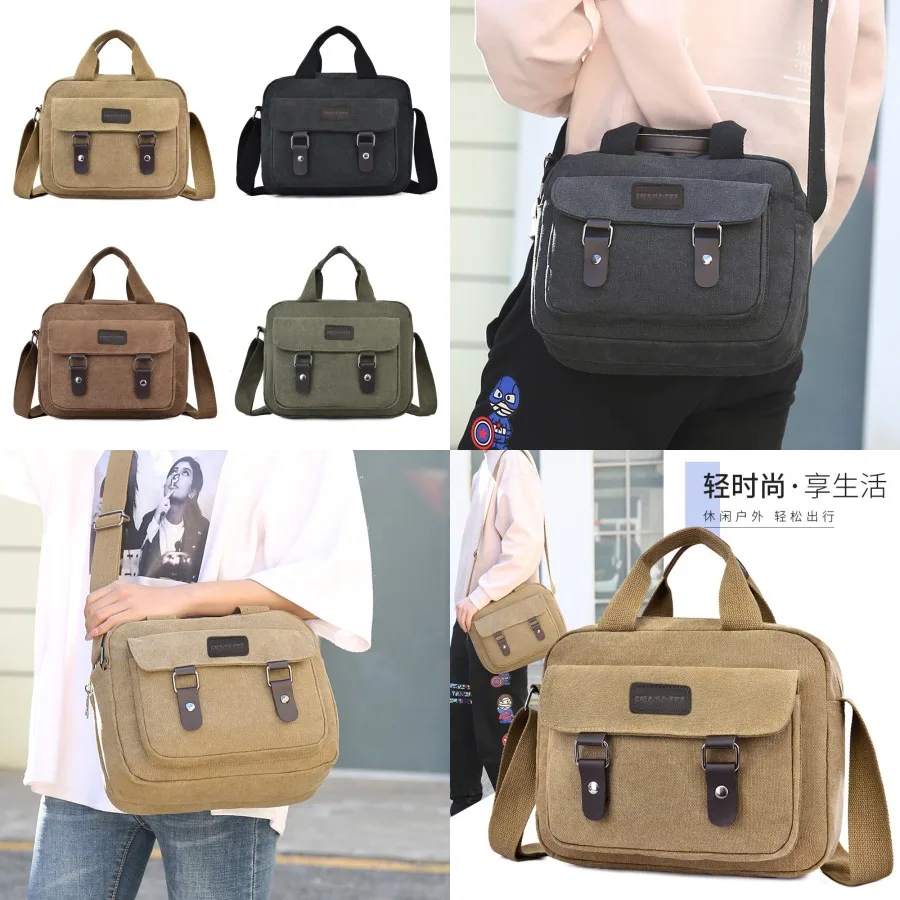【New style】Men's thick canvas bag one-shoulder handbag simple business travel -body bag large capacity travel backpack commutin
【New style】Men's thick canvas bag one-shoulder handbag simple business travel -body bag large capacity travel backpack commutin