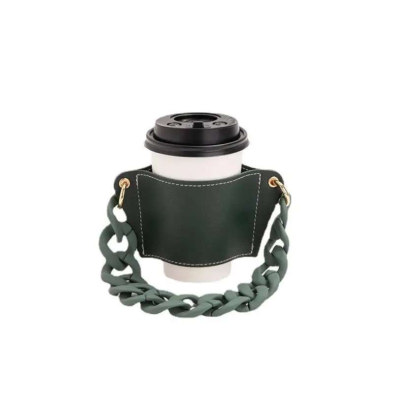 Detachable Leather Chain Cup Holder Portable Tea Cup Protector Handle Heat Resistant Coffee Cup Sleeve ZHLPU Durable Accessory
Detachable Leather Chain Cup Holder Portable Tea Cup Protector Handle Heat Resistant Coffee Cup Sleeve ZHLPU Durable Accessory