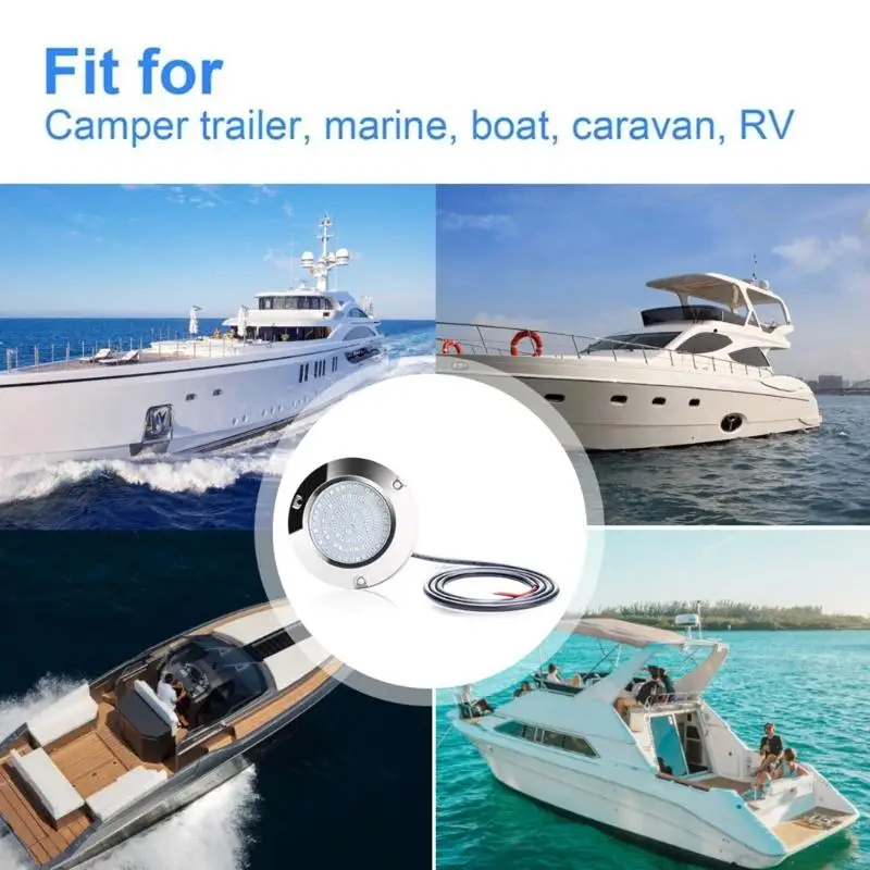 H8WE Boat Navigations Light 45W 90 LED Underwater Pontoon Marine Boat Transom Light
H8WE Boat Navigations Light 45W 90 LED Underwater Pontoon Marine Boat Transom Light