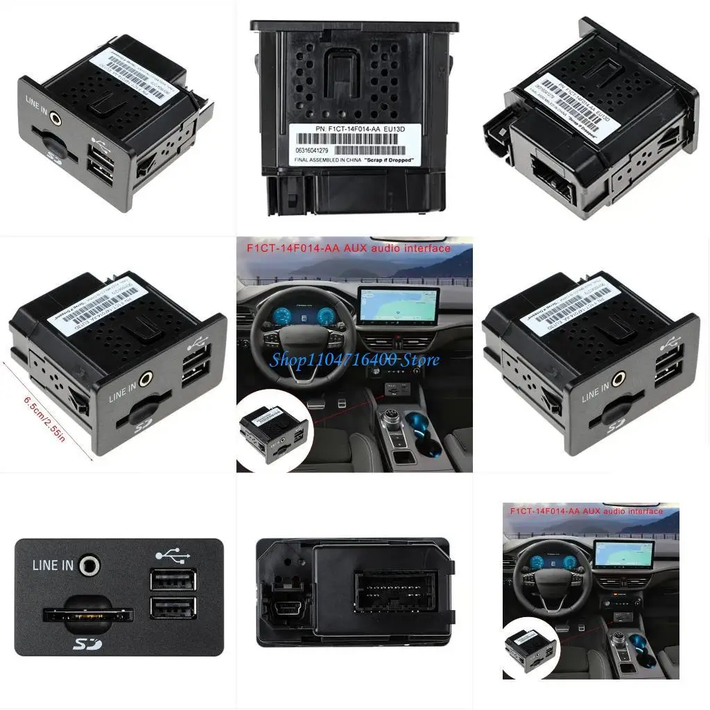 y1gd Замените F1CT-14F014-AA F1CT14F014AA USB-разъем плеера для транзитного интерфейса AUX USB-порт с кард-ридером
y1gd Замените F1CT-14F014-AA F1CT14F014AA USB-разъем плеера для транзитного интерфейса AUX USB-порт с кард-ридером