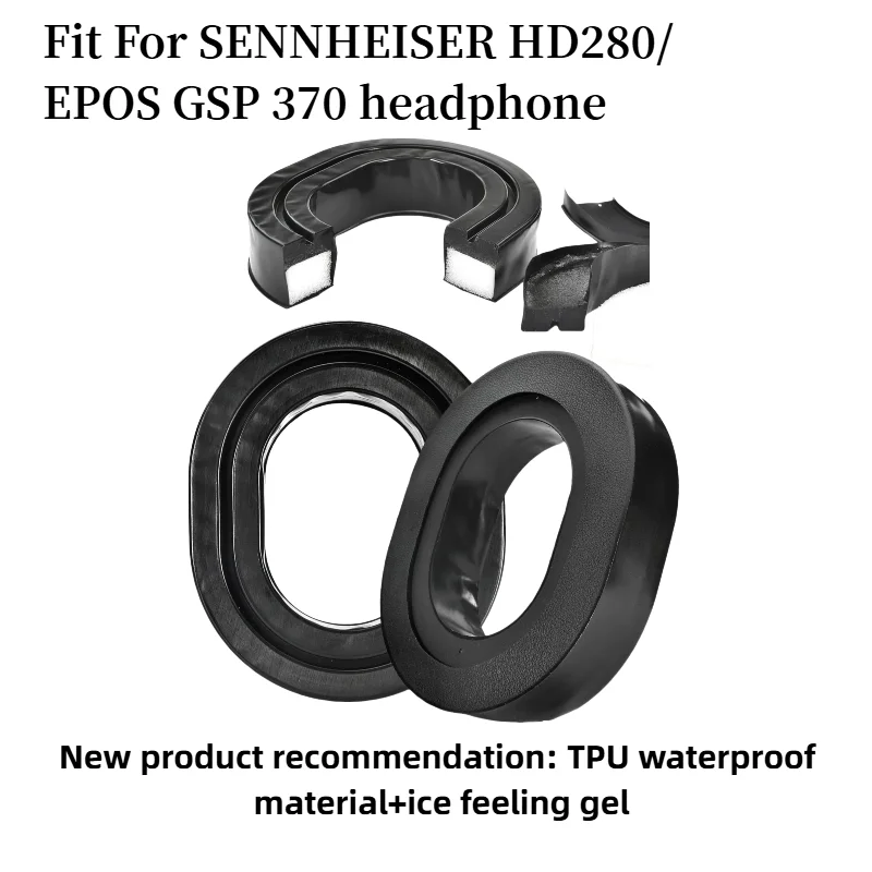 For SENNHEISER HD280/ EPOS GSP 370 headset Cooling Gel Ear Cushion Replacement Memory Foam Pads Ear Pads
For SENNHEISER HD280/ EPOS GSP 370 headset Cooling Gel Ear Cushion Replacement Memory Foam Pads Ear Pads