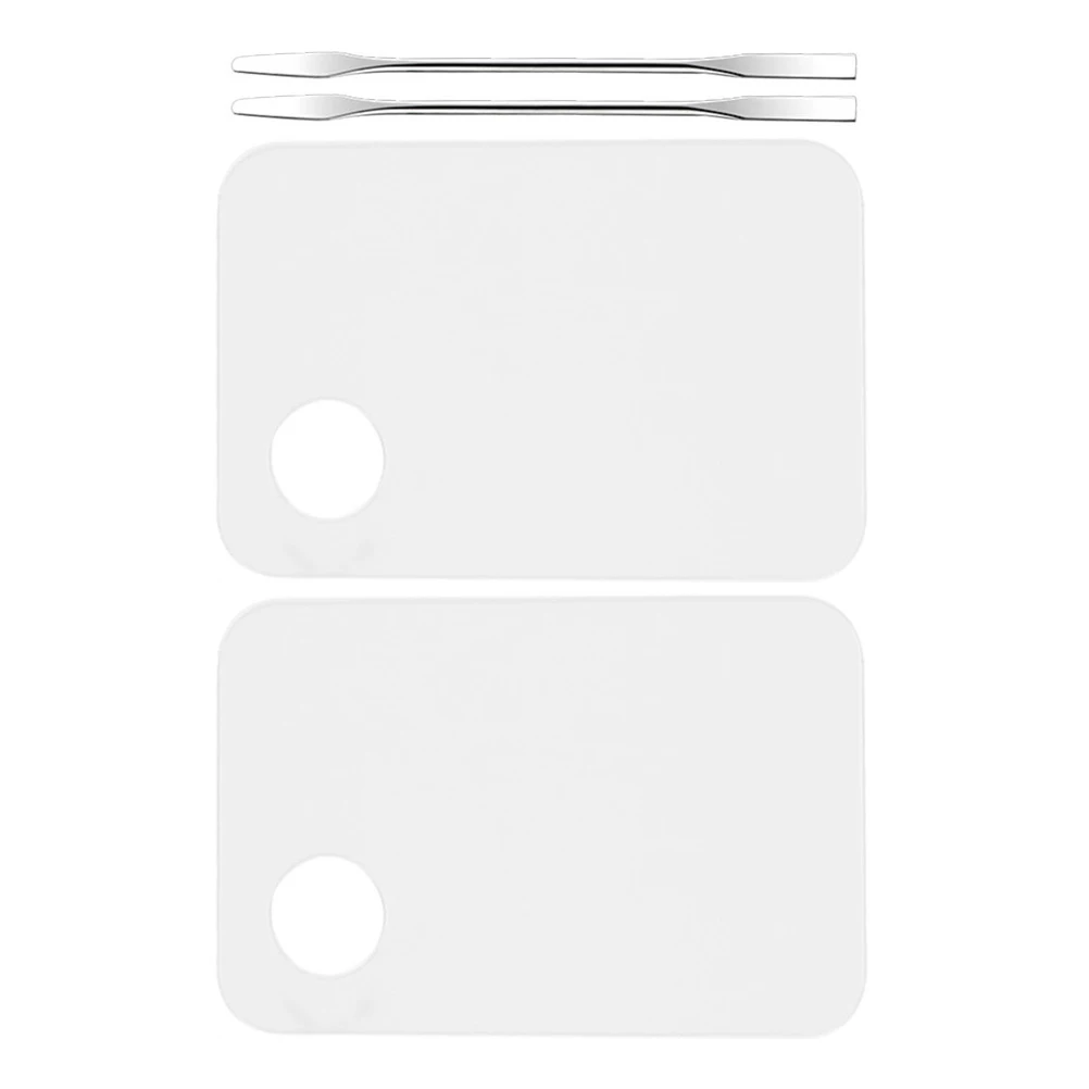 2 set 2 Sets Makeup Mixing Pigment Plates Nail Spatulas Easy Clean Durable Versatile
2 set 2 Sets Makeup Mixing Pigment Plates Nail Spatulas Easy Clean Durable Versatile