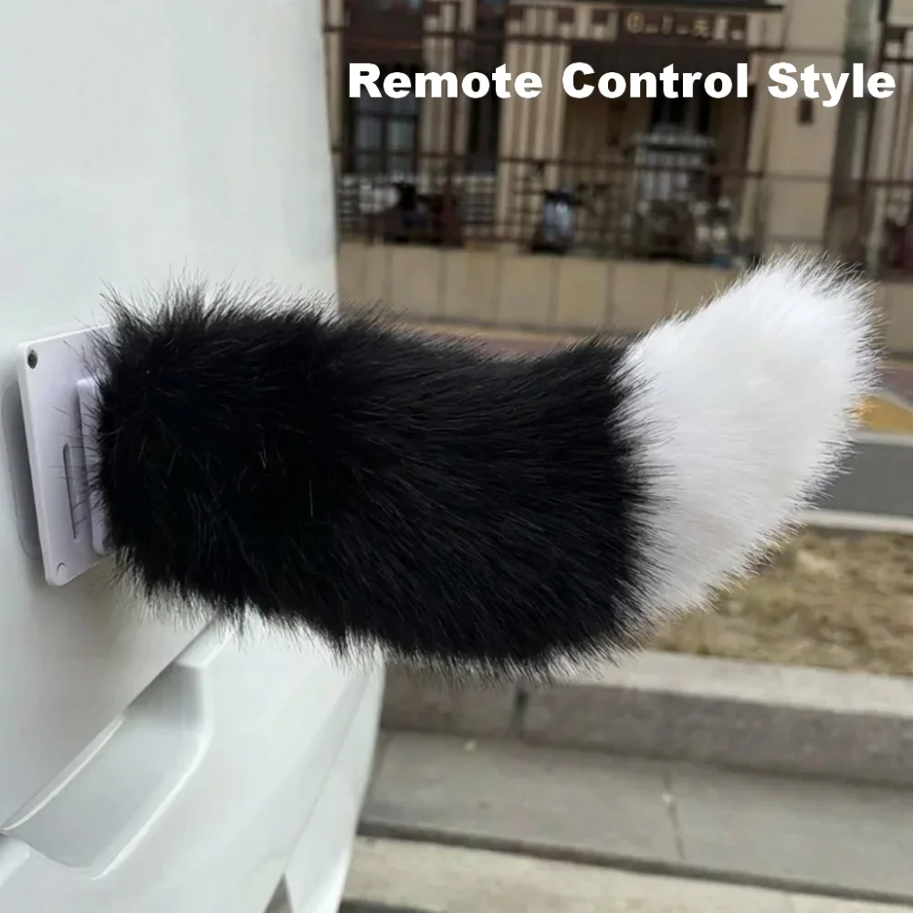 Cute Electric Wagging Plush Tail for Car Remote Control Moving Fox Tail Decoration Universal for Scooter Motorcycle
Cute Electric Wagging Plush Tail for Car Remote Control Moving Fox Tail Decoration Universal for Scooter Motorcycle