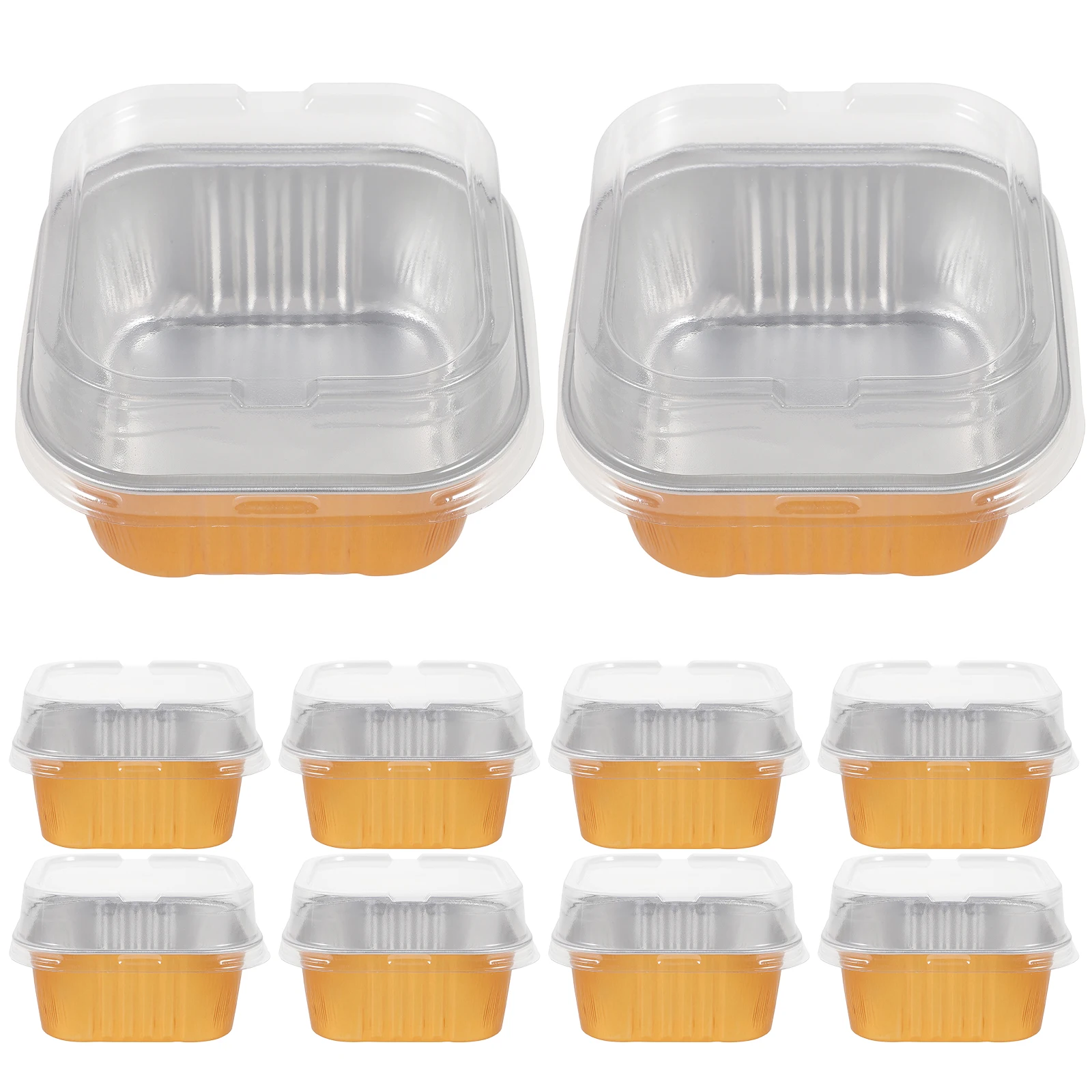 40 Sets Chocolate Cake Mold Disposable Foil Boxes for Baking BBQ Camping Thickened Containers Suitable Ovens RefrigeratorsCake
40 Sets Chocolate Cake Mold Disposable Foil Boxes for Baking BBQ Camping Thickened Containers Suitable Ovens RefrigeratorsCake