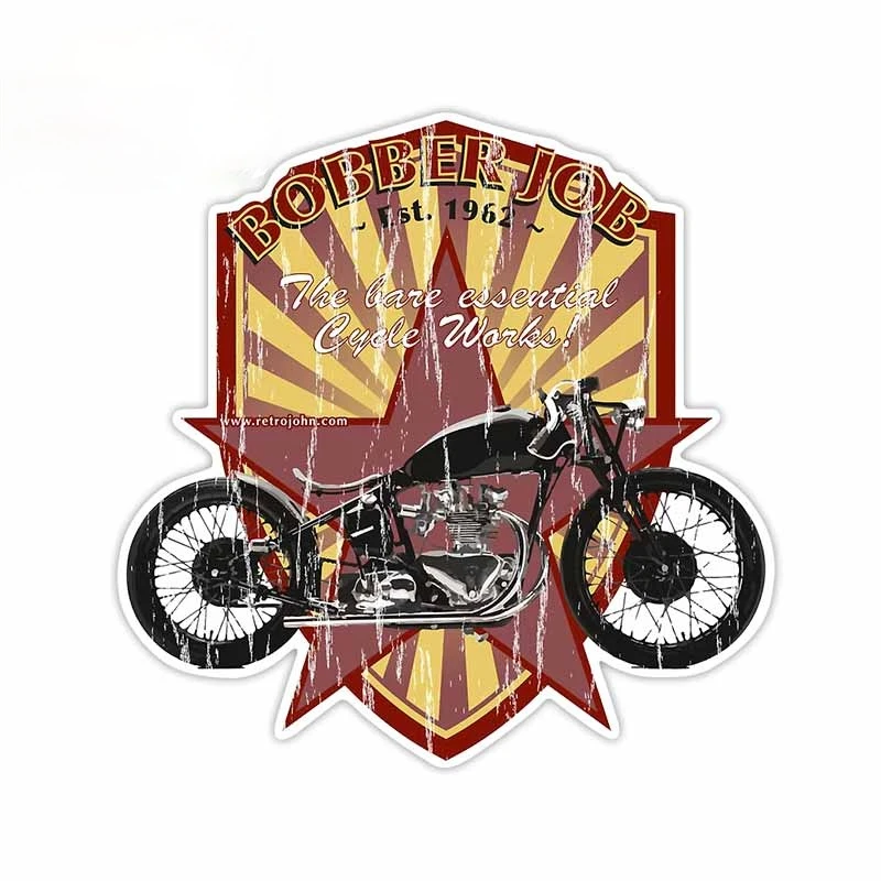 Наклейки на автомобиль Bobber work в стиле ретро, водостойкая наклейка на ноутбук, холодильник, бампер, устойчивое к царапинам украшение
Наклейки на автомобиль Bobber work в стиле ретро, водостойкая наклейка на ноутбук, холодильник, бампер, устойчивое к царапинам украшение