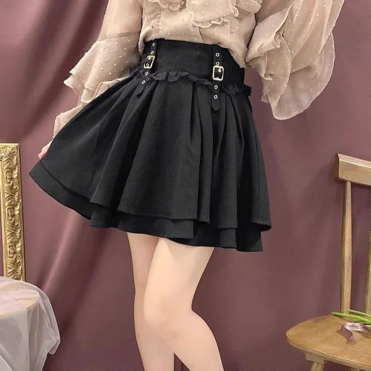 Japanese Lolita Style Mine Lolita Sweet Lace Slimming High Waist Short Skirt Sweet Rojita Cute Girls Wild A- Line Mini Skirt
Japanese Lolita Style Mine Lolita Sweet Lace Slimming High Waist Short Skirt Sweet Rojita Cute Girls Wild A- Line Mini Skirt
