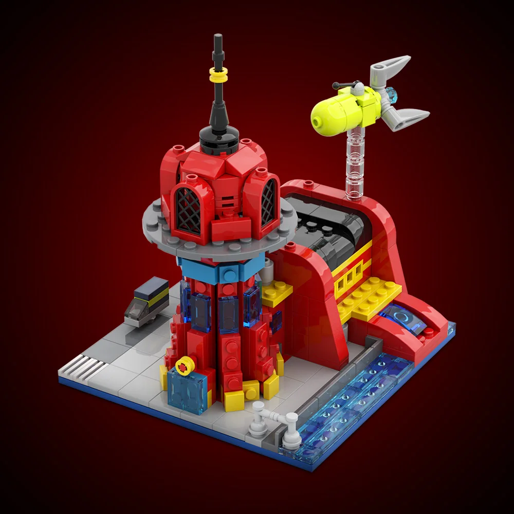 MOC фильм Futuramaeds Planet Express корабль строительные блоки модель Бендерeds робот кирпичи сделай сам собранная игрушка для детей подарок
MOC фильм Futuramaeds Planet Express корабль строительные блоки модель Бендерeds робот кирпичи сделай сам собранная игрушка для детей подарок