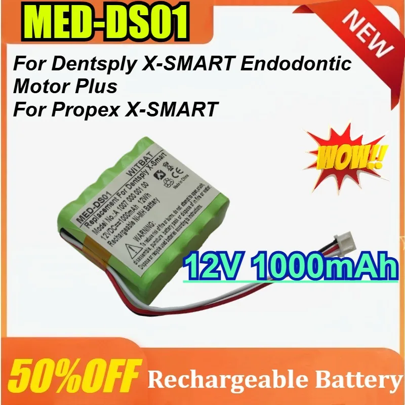 MED-DS01 12V 1000mAh Medical Battery A 1007 000 001 00 for Dentsply X-SMART Endodontic Motor Plus for Propex X-SMART
MED-DS01 12V 1000mAh Medical Battery A 1007 000 001 00 for Dentsply X-SMART Endodontic Motor Plus for Propex X-SMART