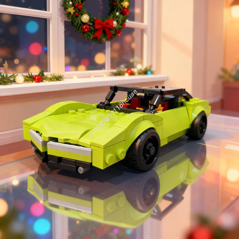 312 деталей MOC City Champions: Конструктор «Модель Chevrolet Corvette», развивающая игрушка, архитектурный набор, креативный подарок на Рождество, кирпичики
312 деталей MOC City Champions: Конструктор «Модель Chevrolet Corvette», развивающая игрушка, архитектурный набор, креативный подарок на Рождество, кирпичики