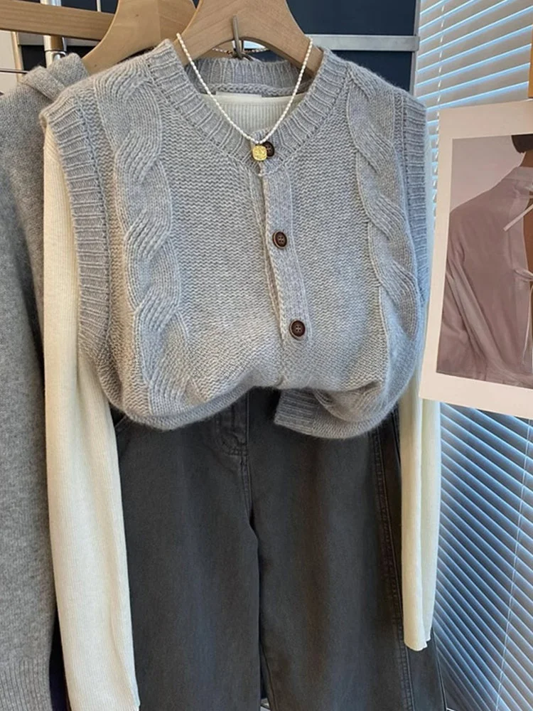 Удобный вязаный открытый кардиган Svel, повседневный модный топ, витой свитер, осень-зима, корейский Sle для отдыха, Ele
Удобный вязаный открытый кардиган Svel, повседневный модный топ, витой свитер, осень-зима, корейский Sle для отдыха, Ele