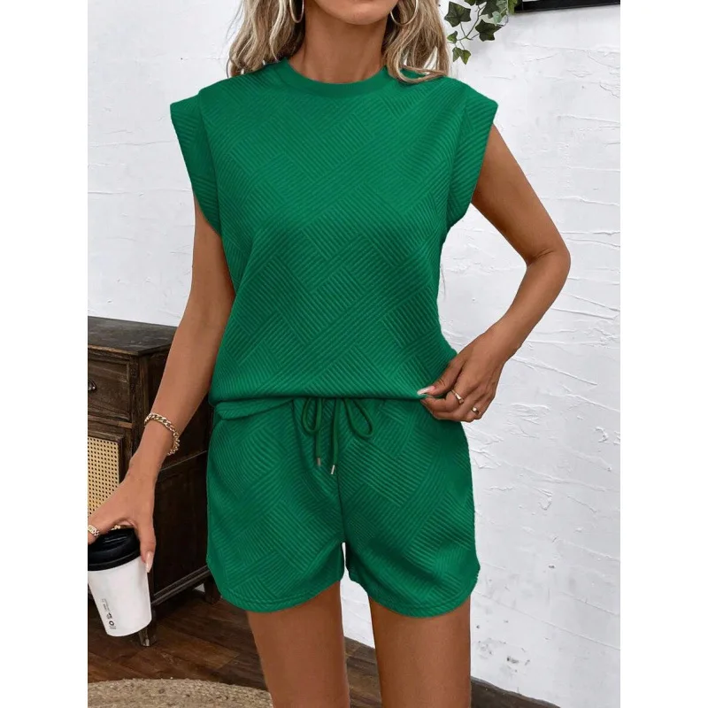 U 66 Vest Sweatshirt Set Women's Fashion Summer Outfit Short Pants Included Cross-Border Exclusive
U 66 Vest Sweatshirt Set Women's Fashion Summer Outfit Short Pants Included Cross-Border Exclusive