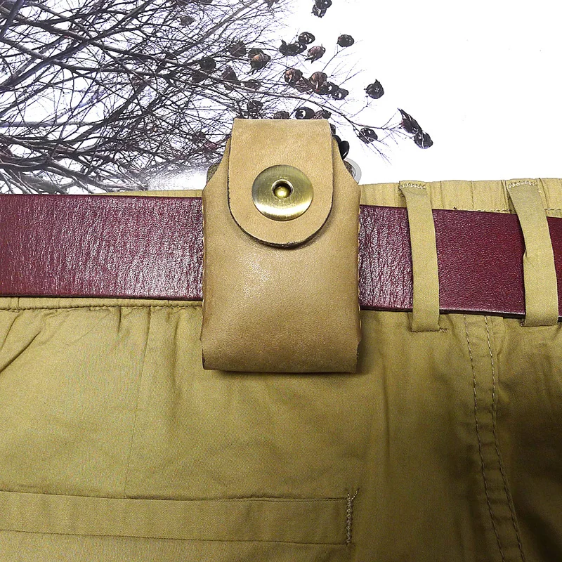 Blongk Leather Folding Glasses Box on Belt Cowhide Hand-made Foldable Glasses Case Small Waist Bag Fanny Pack Men Women FD3-ZDS
Blongk Leather Folding Glasses Box on Belt Cowhide Hand-made Foldable Glasses Case Small Waist Bag Fanny Pack Men Women FD3-ZDS