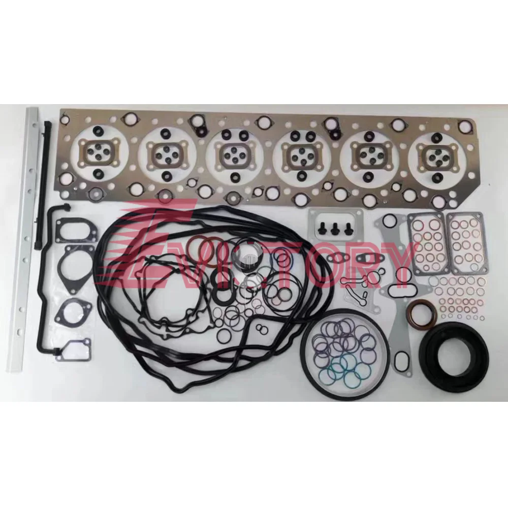 For Volvo D12 D12D Full gasket kit with cylinder head gasket kit 
For Volvo D12 D12D Full gasket kit with cylinder head gasket kit