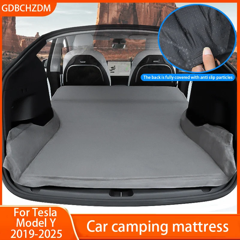 For Tesla Model Y 2019-2024 Juniper 2025+ Inflatable Air Mattress Outdoor Camping Inflatable Special Suede Fabric Car Travel Bed
For Tesla Model Y 2019-2024 Juniper 2025+ Inflatable Air Mattress Outdoor Camping Inflatable Special Suede Fabric Car Travel Bed
