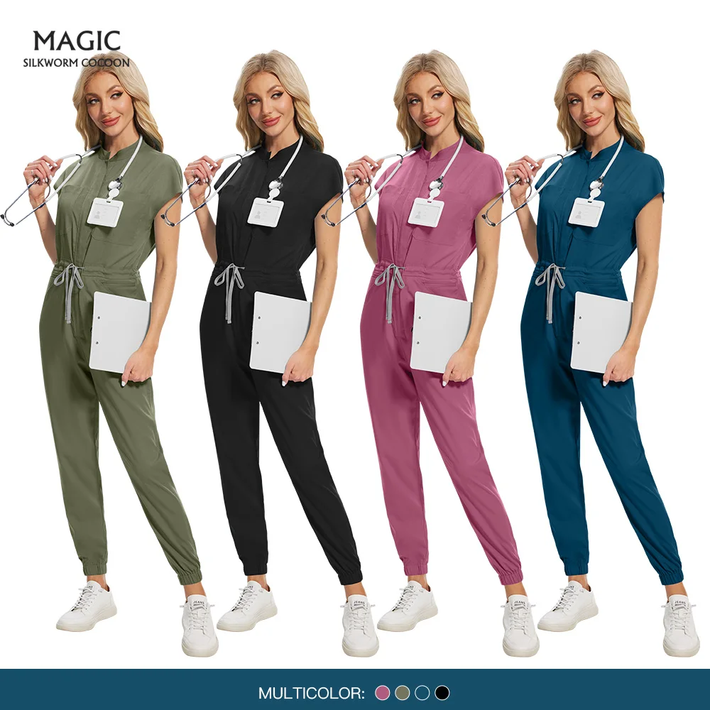 Scrubs Women Uniform Hospital Surgical Gowns Doctor Costume Jumpsuit Healthcare Nursing Workwear Beauty Salon Aesthetic Uniforms
Scrubs Women Uniform Hospital Surgical Gowns Doctor Costume Jumpsuit Healthcare Nursing Workwear Beauty Salon Aesthetic Uniforms