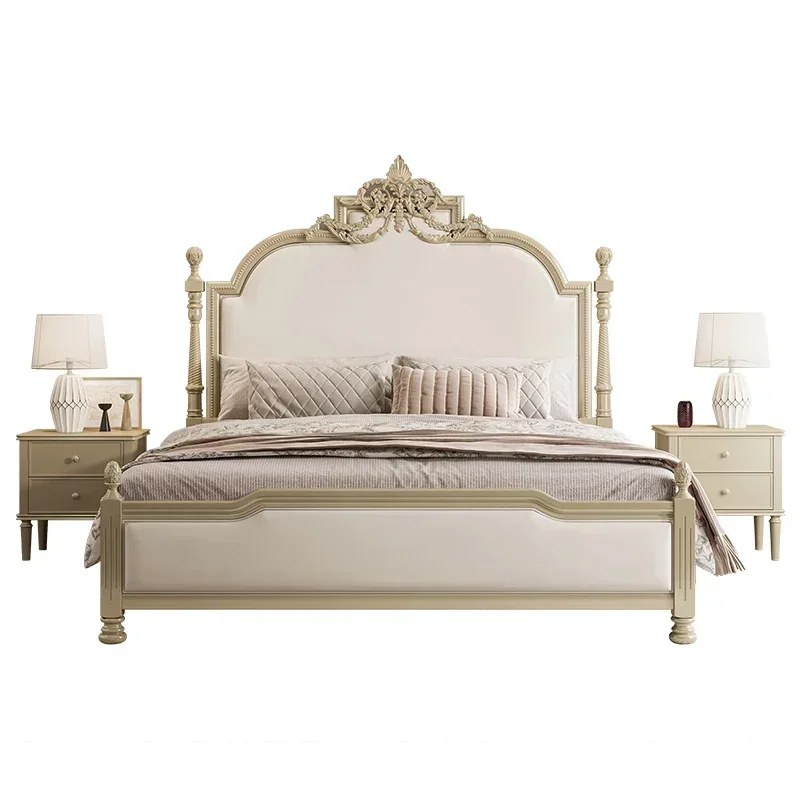 Royal high-end headboard frame bed, double bed, modern sleep, wedding room furniture
Royal high-end headboard frame bed, double bed, modern sleep, wedding room furniture