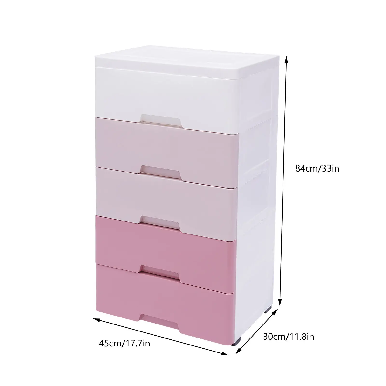 Cupboard 5-layer Storage Drawers Clothes Storage Tower Storage Dressers with 5 Drawers Pink
Cupboard 5-layer Storage Drawers Clothes Storage Tower Storage Dressers with 5 Drawers Pink