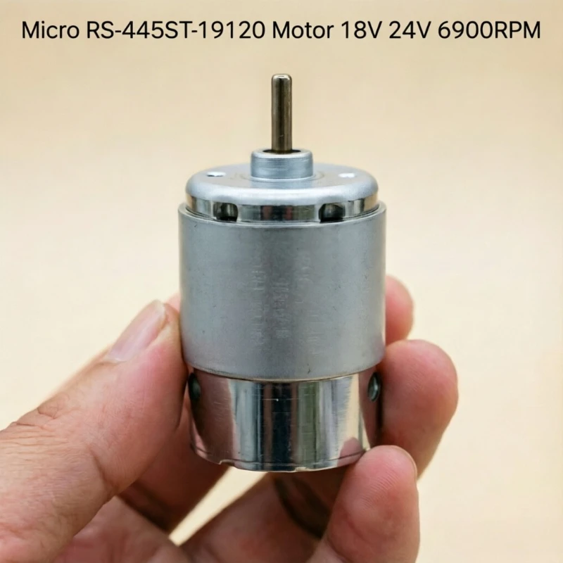 Small RS-445ST-19120 Motor DC 18V 24V 6900RPM High-Torque Carbon Brush Copier Office Equipment
Small RS-445ST-19120 Motor DC 18V 24V 6900RPM High-Torque Carbon Brush Copier Office Equipment