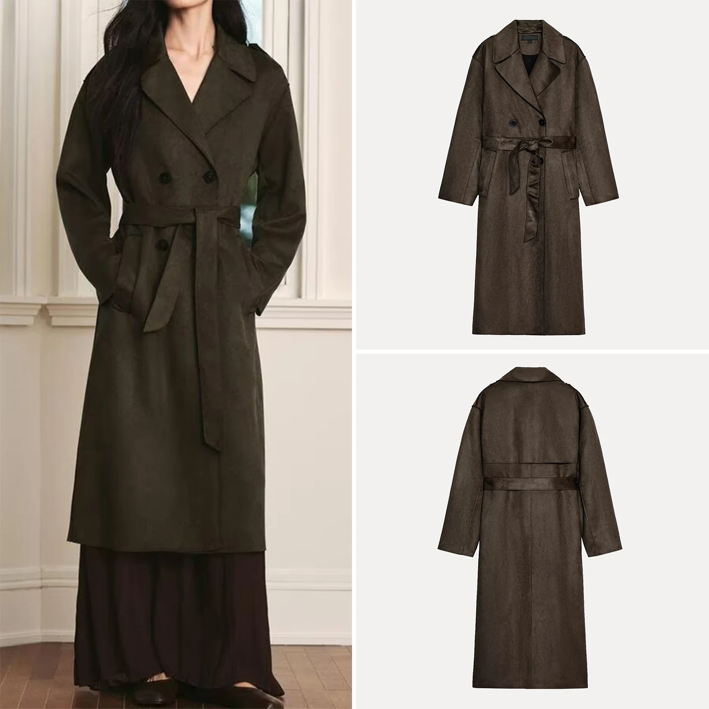 Faionable Long Length Anti-Fur Leather Effect Women's Coat Autumn 2025 Z Commute Sle Loose Fit Double Breasted
Faionable Long Length Anti-Fur Leather Effect Women's Coat Autumn 2025 Z Commute Sle Loose Fit Double Breasted