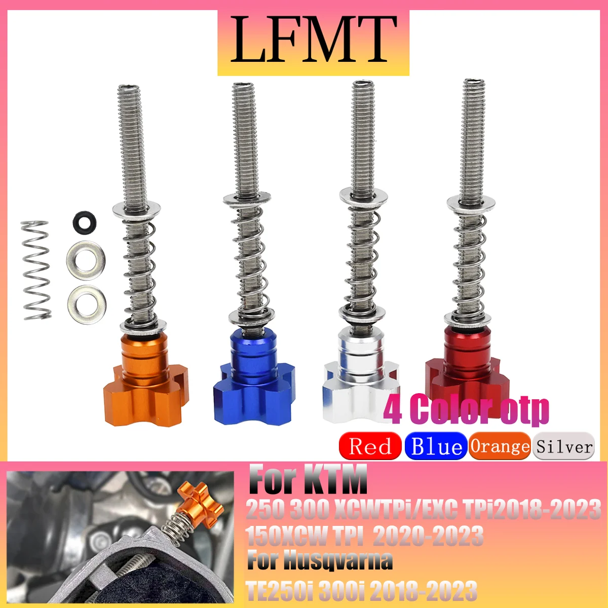 Motocross Fuel Idle Speed Adjuster Screw For Husqvarna TE250i TE300i TX300i TE150i 2018-2022 For KTM EXC XCW 150 250 300 TPI
Motocross Fuel Idle Speed Adjuster Screw For Husqvarna TE250i TE300i TX300i TE150i 2018-2022 For KTM EXC XCW 150 250 300 TPI